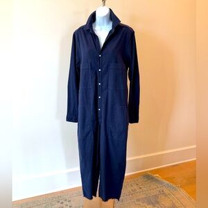 Frank & Eileen navy jumpsuit size Large